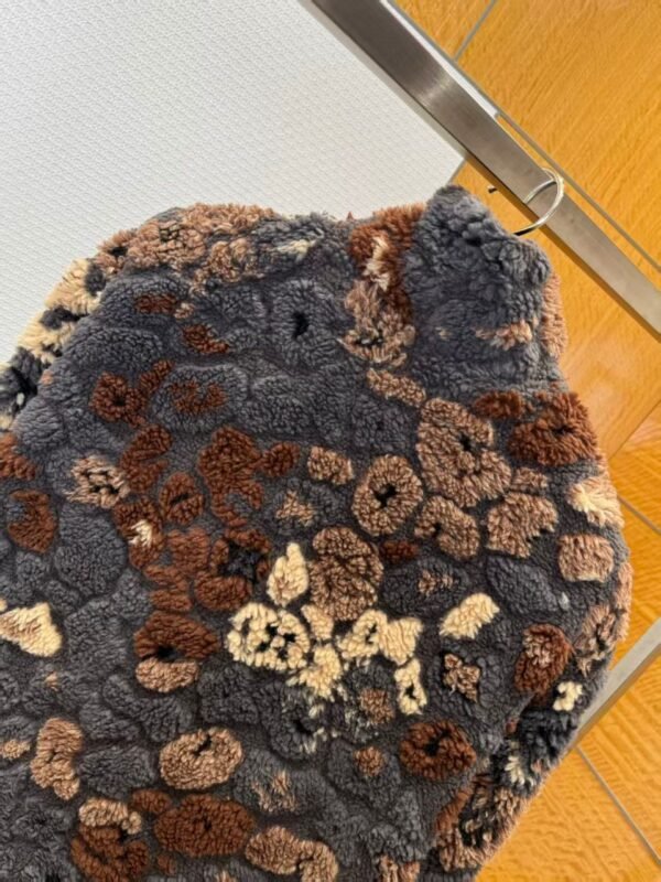 LVE Reversible Fleece Jacket – Brown & Charcoal Mix