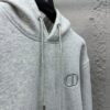 PHOTO-2025-11-30-06-14-22 CD Embroidered Logo Pullover Hoodie - Grey