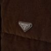 PRDA Dark Brown Corduroy Puffer Jacket