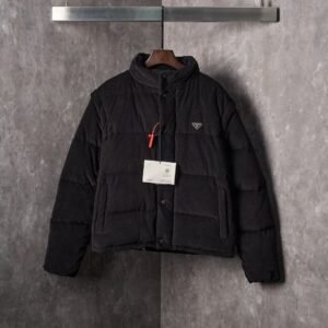 PRDA Corduroy Padded Jacket – Black