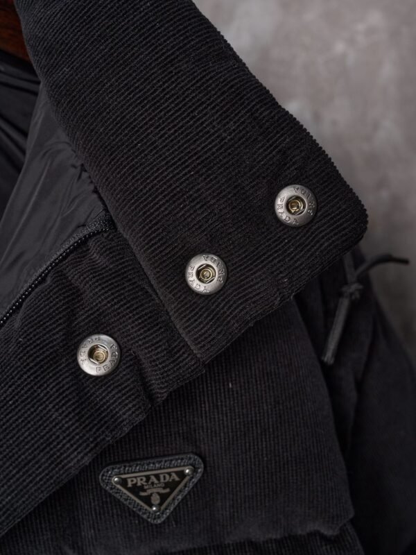 PRDA Corduroy Padded Jacket – Black