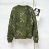 LVE Monogram Knit Jumper – Olive Green