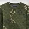 LVE Monogram Knit Jumper – Olive Green
