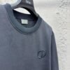 CD Minimal Logo Embroidered Jumper - Charcoal Grey