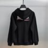 BLNCG Logo Wave Graphic Hoodie – Black