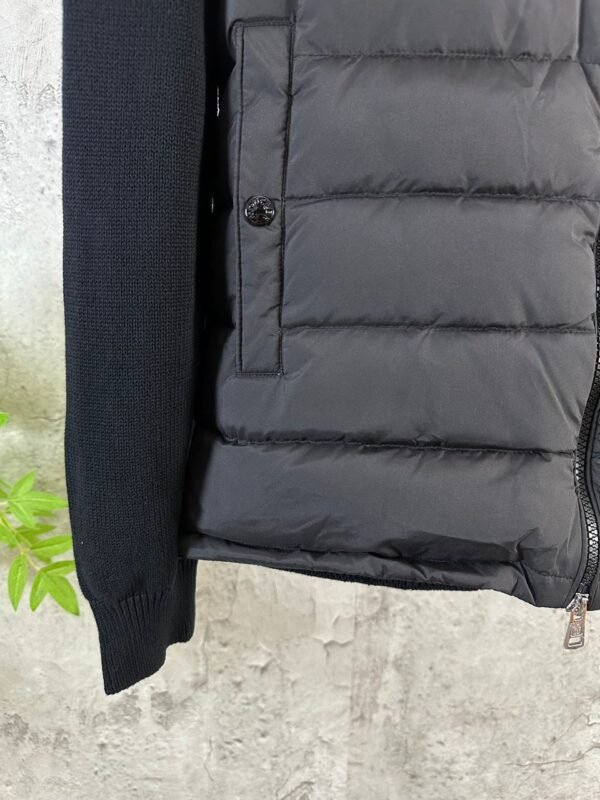 MNCLR Hybrid Knit-Puffer Jacket – Black