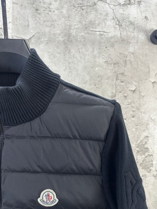 MNCLR Hybrid Knit-Puffer Jacket – Black