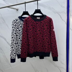 MNCLR Geometric Pattern Crewneck Jumper