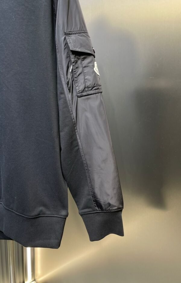 MNCLR Mixed-Panel Jumper – Black