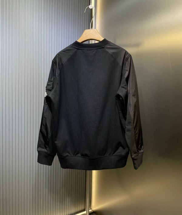 MNCLR Mixed-Panel Jumper – Black