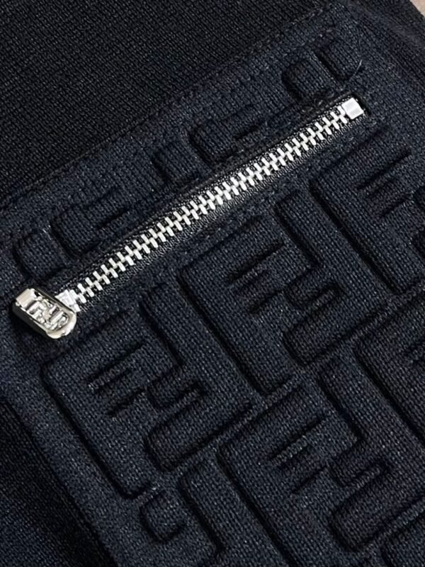 FND Textured Pocket Jumper – Black