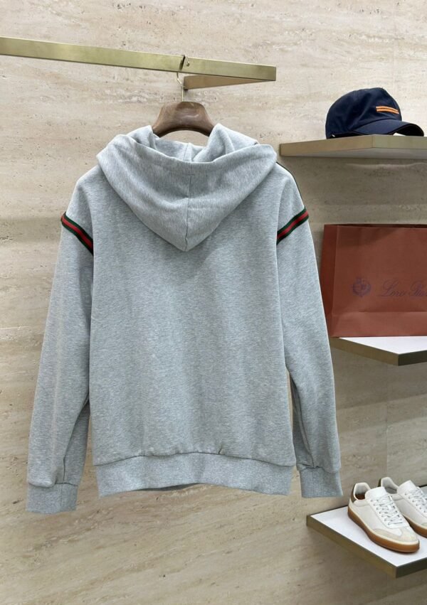 GCCI Grey Stripe Detail Hoodie
