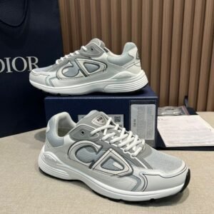 DXR CD Light Grey Mesh Trainers