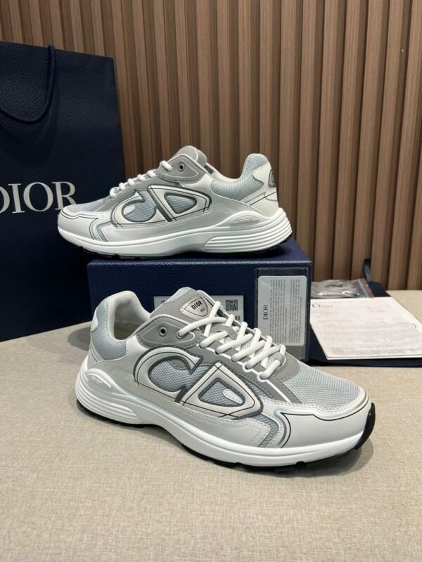 DXR CD Light Grey Mesh Trainers