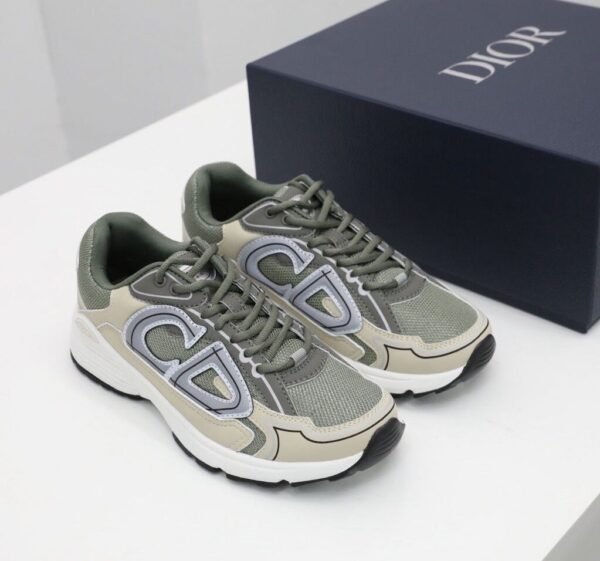 PHOTO-2025-12-01-17-42-26 DXR CD Olive Beige Mesh Trainers