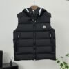 MNCL Quilted Hooded Gilet – Black