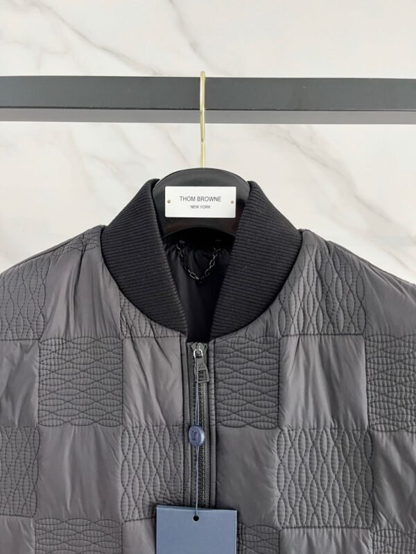 LVE Damier Quilted Gilet – Charcoal