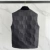 LVE Damier Quilted Gilet – Charcoal