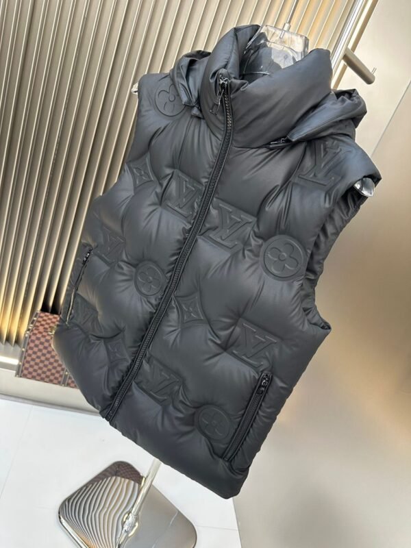 PHOTO-2025-12-02-13-47-09 LVE Monogram Puffer Gilet - Grey