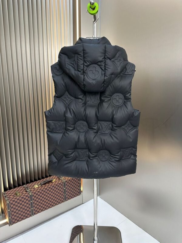 PHOTO-2025-12-02-13-47-13 LVE Monogram Puffer Gilet - Grey