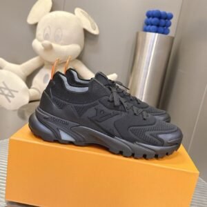 LVE Black Mesh Trail Trainers