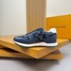 LVE Monogram-Style Trainers – Navy