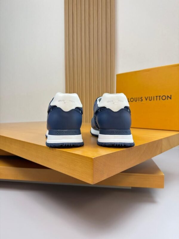 LVE Monogram-Style Trainers – Navy