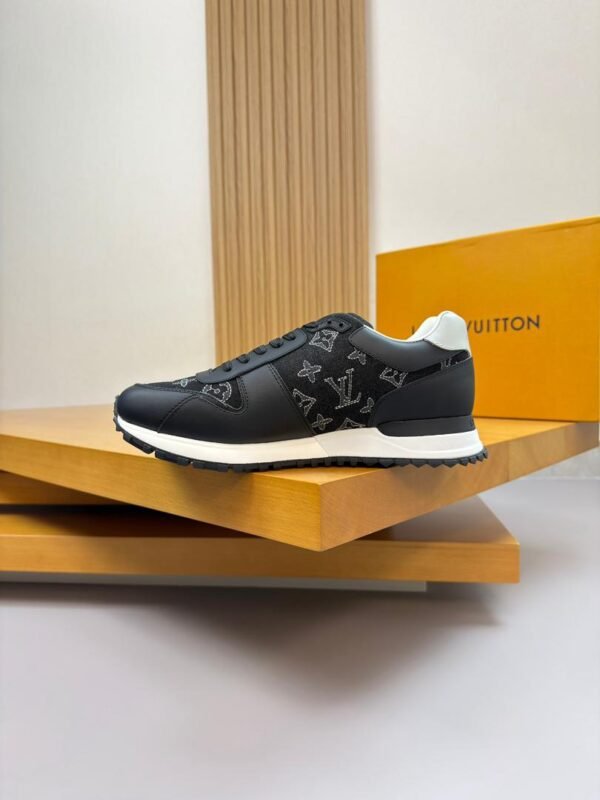 LVE Monogram-Style Trainers – Black