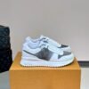 PHOTO-2025-12-07-06-56-48 LVE Monogram-Style Trainers – White Grey