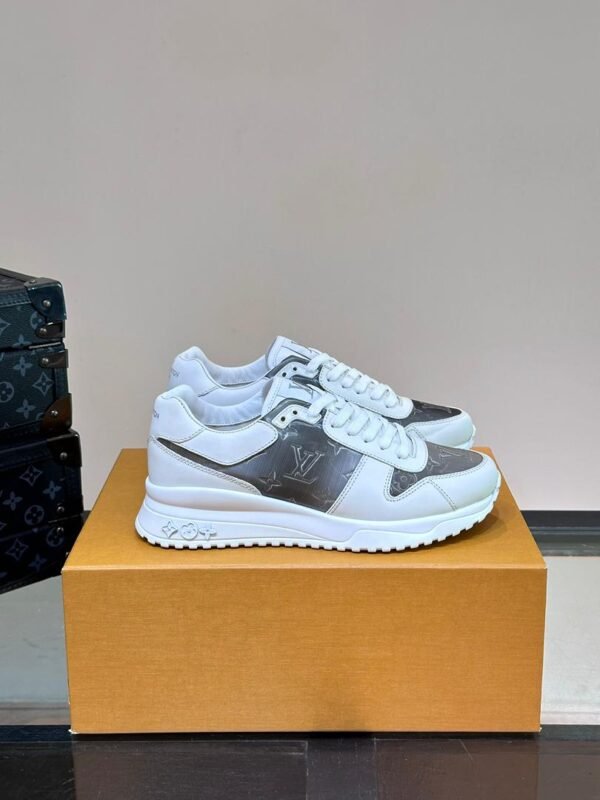 PHOTO-2025-12-07-06-56-48 LVE Monogram-Style Trainers – White Grey