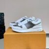 PHOTO-2025-12-07-06-56-49 2 LVE Monogram-Style Trainers – White Grey