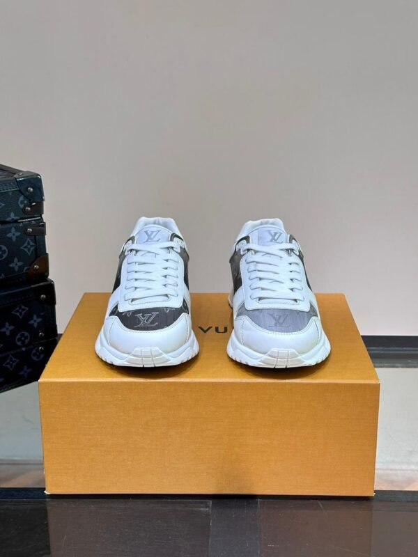 PHOTO-2025-12-07-06-56-49 LVE Monogram-Style Trainers – White Grey