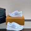 LVE Monogram-Style Trainers – White