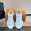 LVE Monogram-Style Trainers – White