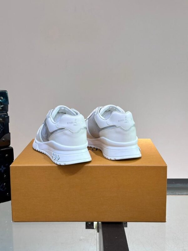 LVE Monogram-Style Trainers – White