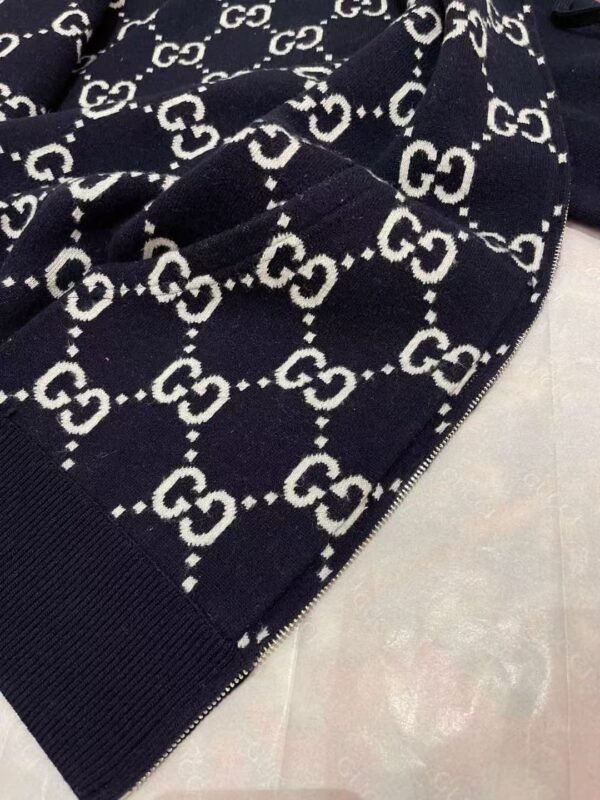 GCCI Reversible Pattern Hoodie – Navy