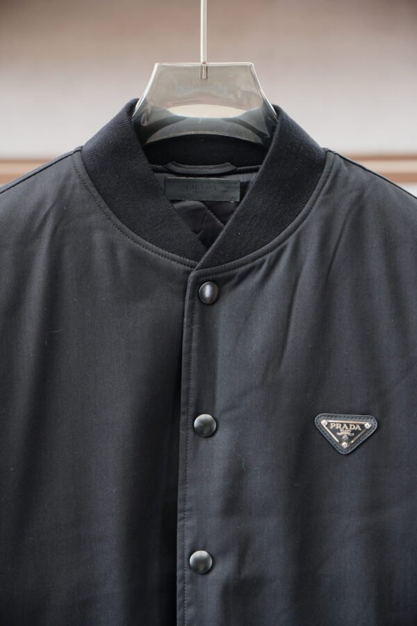 PRDA Ribbed Collar Jacket - Black