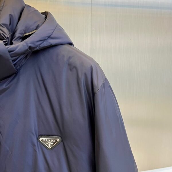 PRDA Hooded Jacket with Logo Patch - Navy Blue