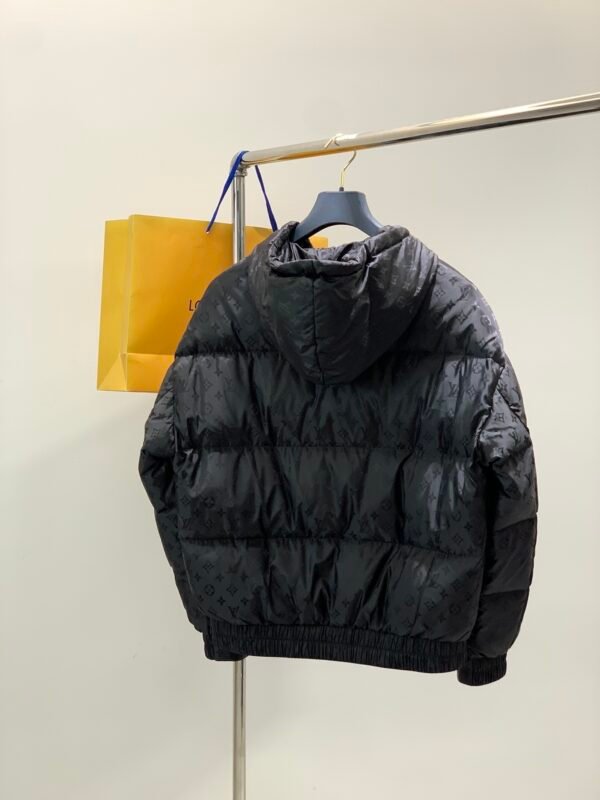 LVE Black Monogram Puffer Jacket
