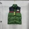 GCCI Padded Logo Gilet – Green