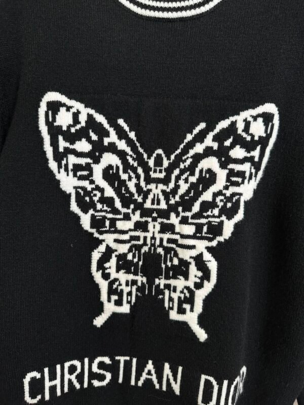 a23d4fa4 CD Graphic Butterfly Crew Neck Jumper - Black