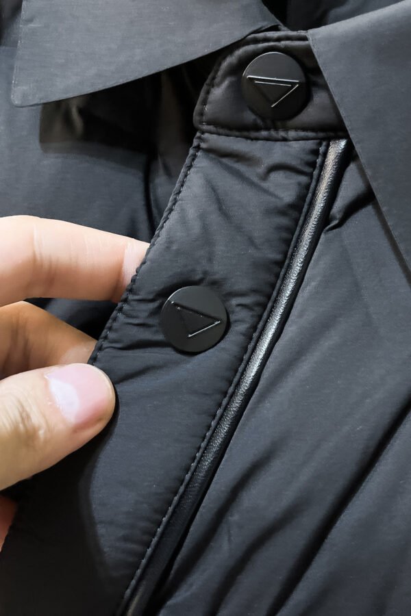 PRDA Puffer Jacket with Chest Pocket - Black