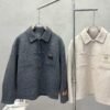 GCCI Textured Collared Button-Up Jacket