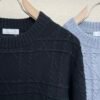 a3998412 CD Textured Jacquard Crew Neck Jumper