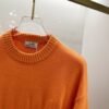 HRMS Knit Jumper with Embroidered Logo Detail - Orange