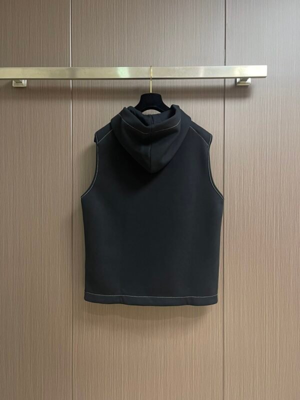 HRMS Hooded Zip Gilet - Black