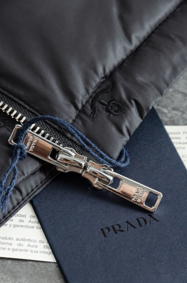 PRDA Zip Jacket with Logo Patch - Black