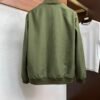 GCCI Monogram Zip Jacket - Olive Green