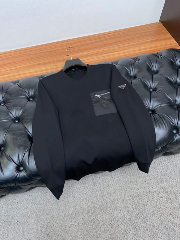 a7ec7a56 PRDA Crew Neck Jumper with Zip Pocket Detail