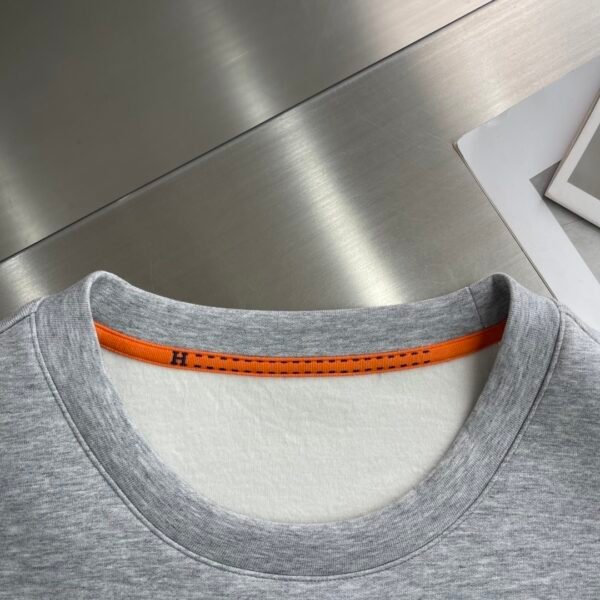 a93df74b HRMS Appliqué Chest Patch Crew Neck Jumper - Grey